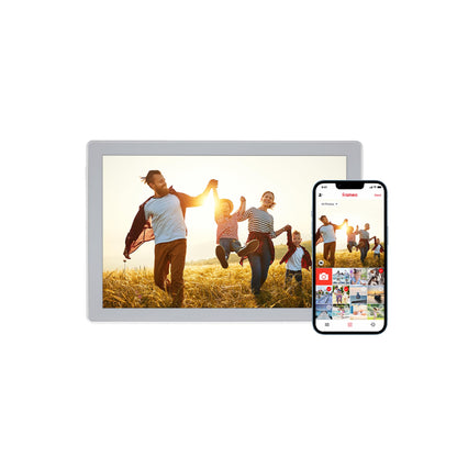 Rollei - Smarter Picture Frame - 10 Diagonal - Wifi - App Control - Model 106 Portable - White