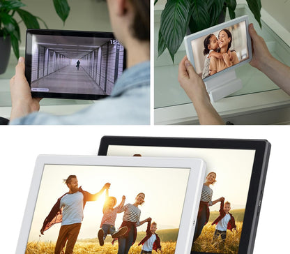 Rollei - Smarter Picture Frame - 10 Diagonal - Wifi - App Control - Model 106 Portable - White