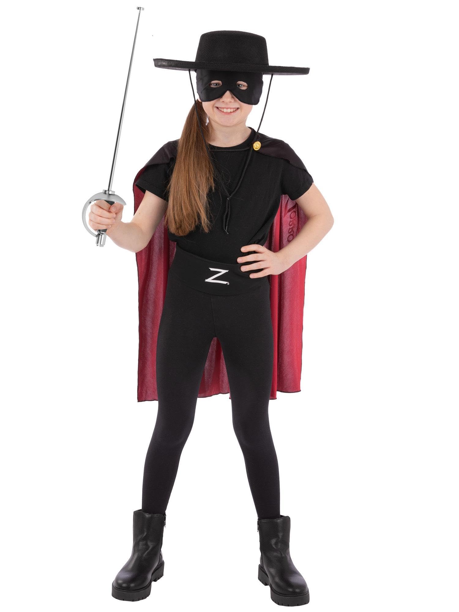 Cape, Eye Mask, Hat and Belt