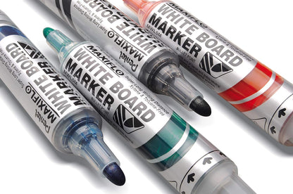 Pentel Maxiflo Liquid Ink Drywipe Marker Eraser Set
