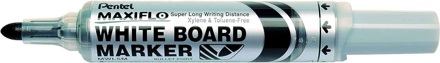 Pentel Maxiflo Liquid Ink Drywipe Marker Eraser Set