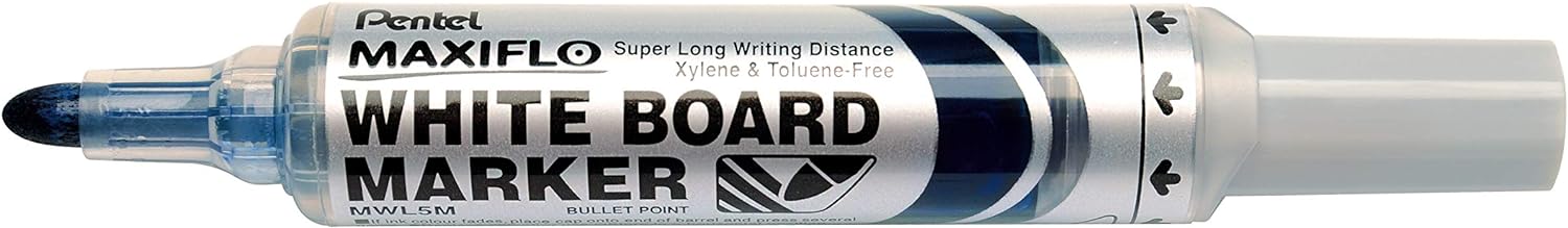 Pentel Maxiflo Liquid Ink Drywipe Marker Eraser Set