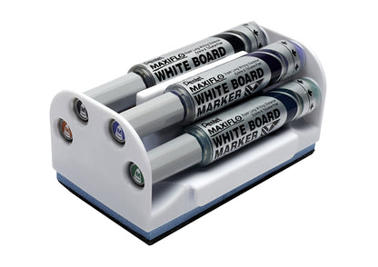 Pentel Maxiflo Liquid Ink Drywipe Marker Eraser Set