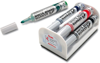 Pentel Maxiflo Liquid Ink Drywipe Marker Eraser Set