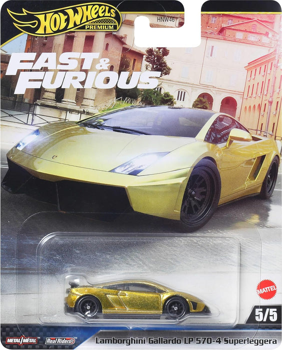 Hot Wheels Cars, Premium Fast & Furious 1:64 Scale Die-Cast Car for Collectors Inspired by Fast & Furious Movie Franchise