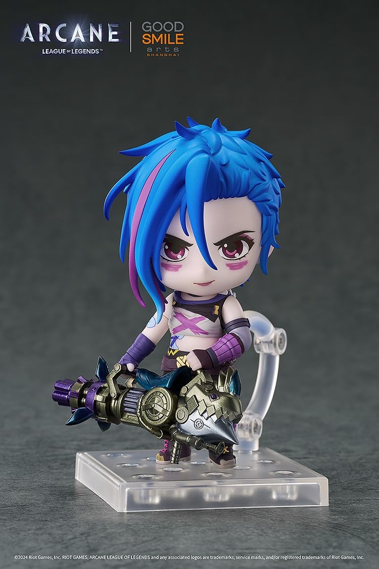 Good Smile Company Nendoroid Arcane Jinx (Arkane Version, Nicht skalierbar, Kunststoff, vorbemalte Actionfigur