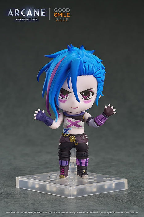 Good Smile Company Nendoroid Arcane Jinx (Arkane Version, Nicht skalierbar, Kunststoff, vorbemalte Actionfigur