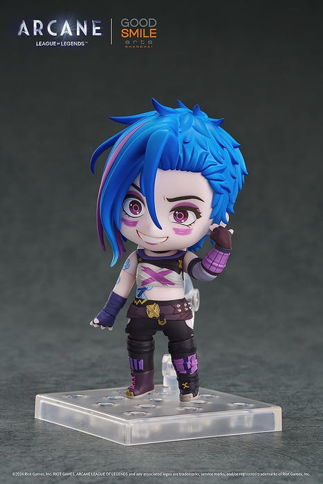 Good Smile Company Nendoroid Arcane Jinx (Arkane Version, Nicht skalierbar, Kunststoff, vorbemalte Actionfigur
