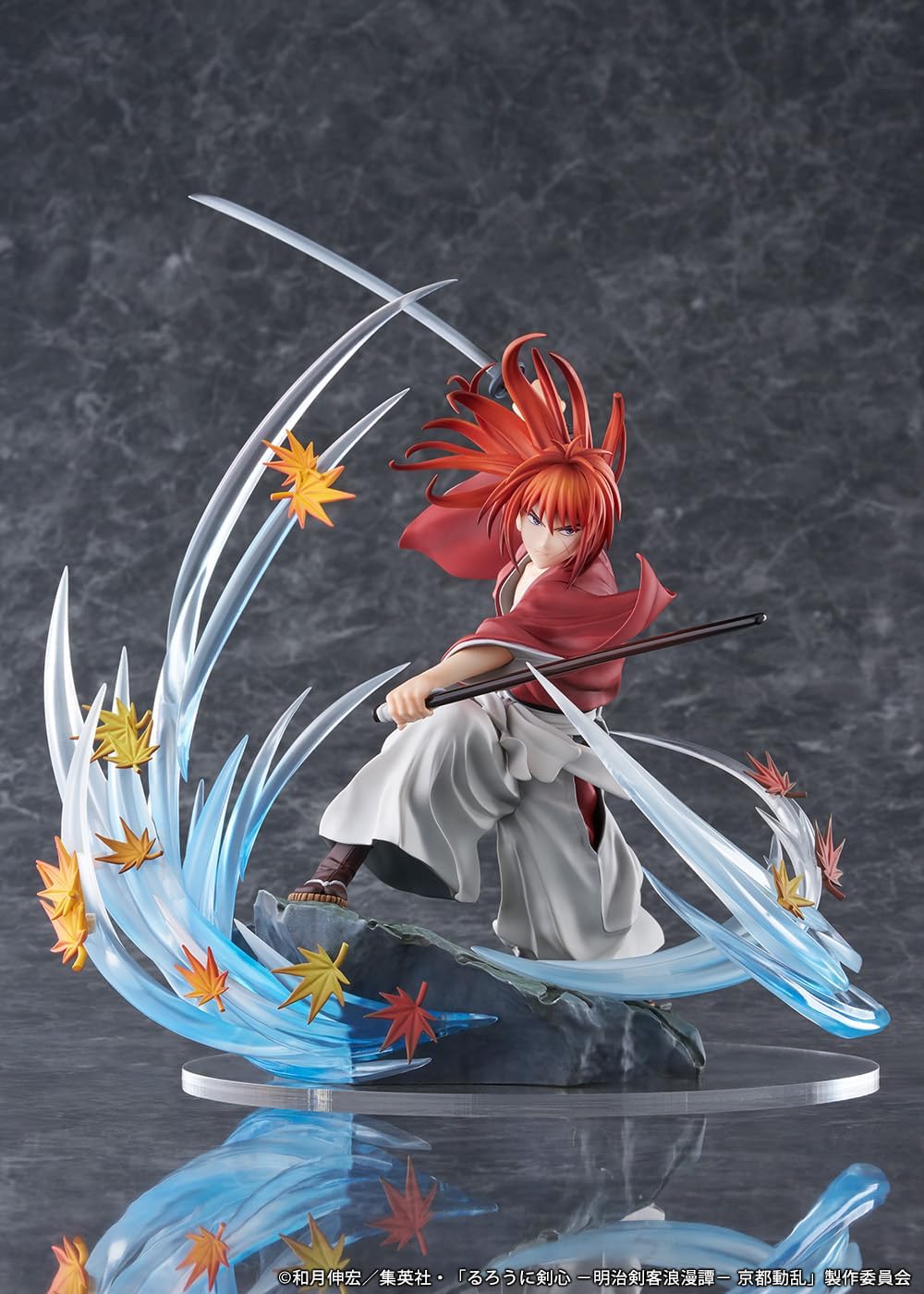 Rurouni Kenshin: Meiji Kenkaku Romantan Kyoto Douran Pvc Statue 1/7 Kenshin Himura Souryusen Ver. 27 Cm