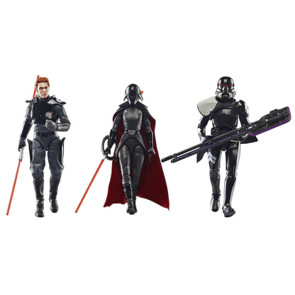 STAR WARS The Black Series Gaming Greats Second Sister, Cal Kestis, Purge Trooper, Jedi: Fallen Order 6 Inch Action Figure 3-Pack (Amazon Exclusive