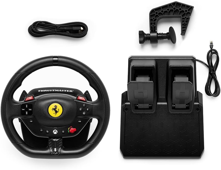 Thrustmaster T98 Ferrari 296 GTS, Volante per Xbox, PC
