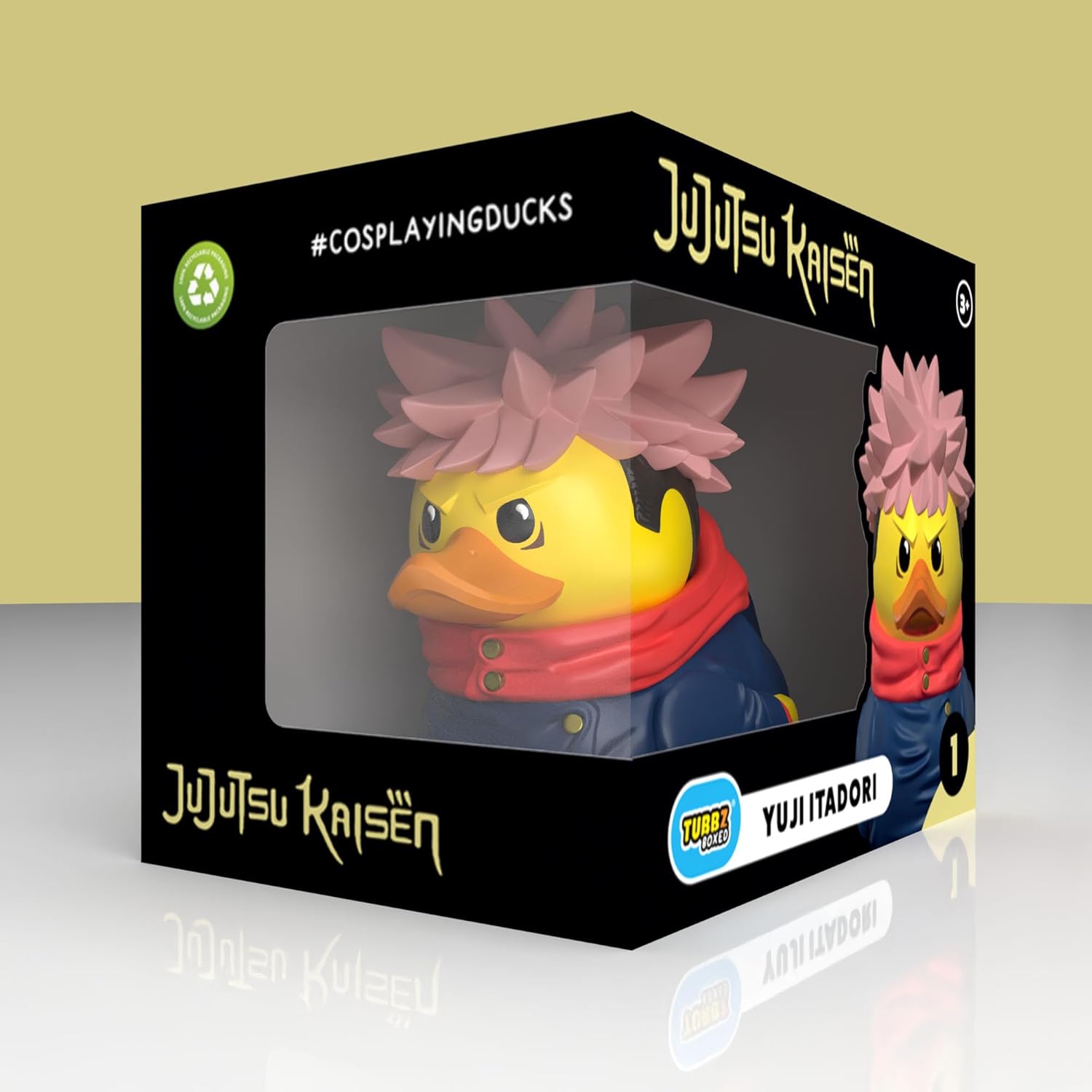 TUBBZ Boxed Edition: Jujutsu Kaisen - Yuji Itadori Cosplaying Rubber Duck Vinyl Figure