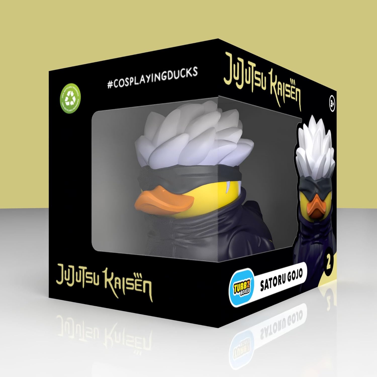 TUBBZ Boxed Edition: Jujutsu Kaisen - Satoru Gojo Cosplaying Rubber Duck Vinyl Figure