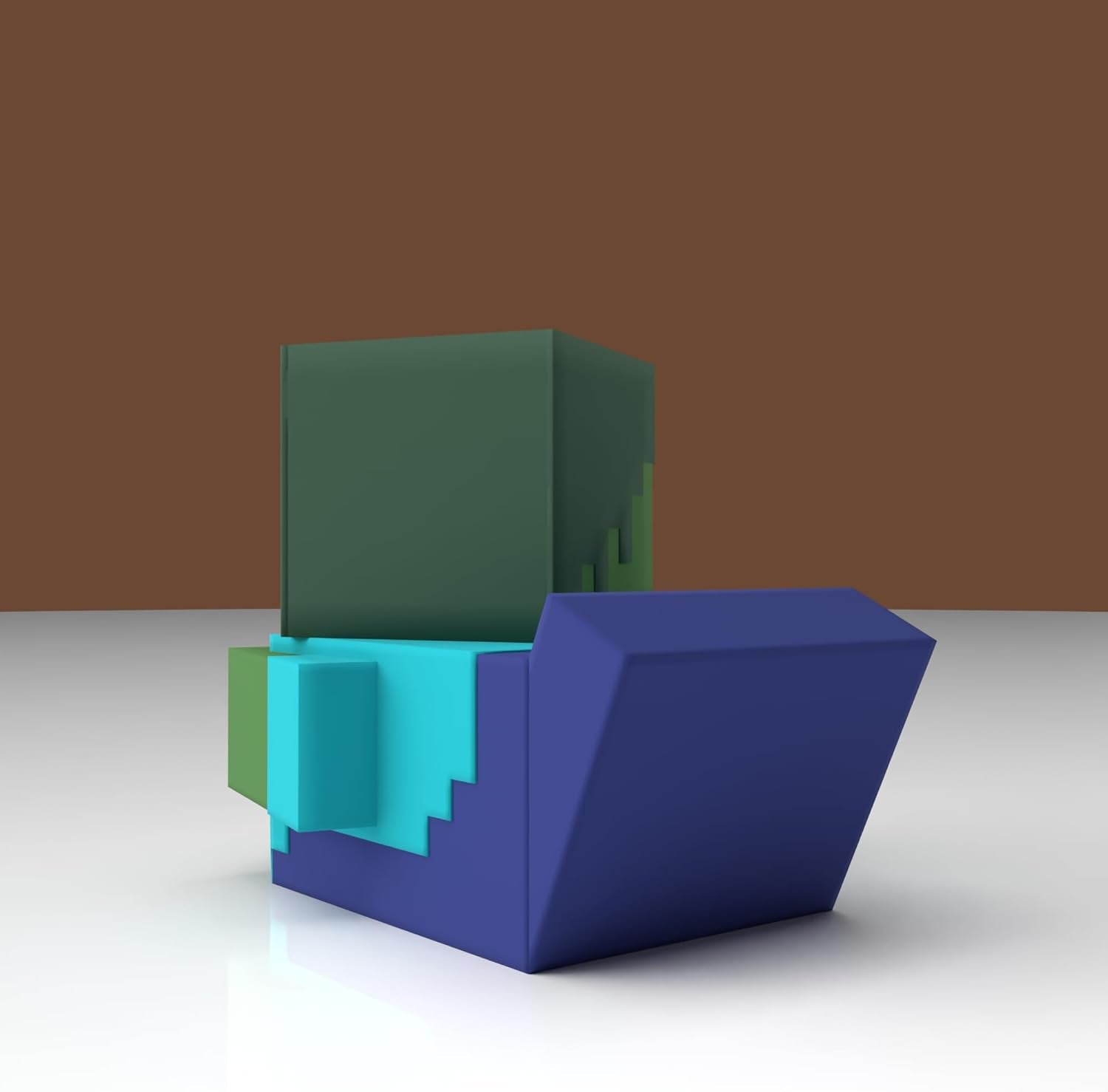 TUBBZ Boxed Edition: Minecraft - Zombie Cosplaying Rubber Duck Vinyl Figure