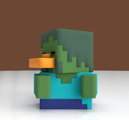 TUBBZ Boxed Edition: Minecraft - Zombie Cosplaying Rubber Duck Vinyl Figure