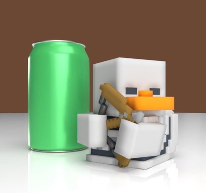 TUBBZ Boxed Edition: Minecraft - Skeleton Cosplaying Rubber Duck Vinyl Figure