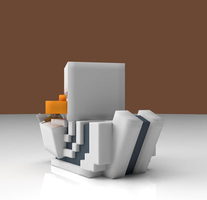 TUBBZ Boxed Edition: Minecraft - Skeleton Cosplaying Rubber Duck Vinyl Figure