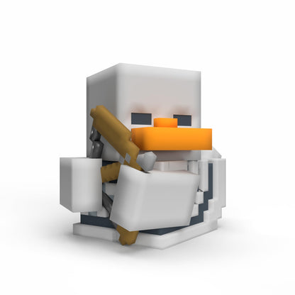 TUBBZ Boxed Edition: Minecraft - Skeleton Cosplaying Rubber Duck Vinyl Figure