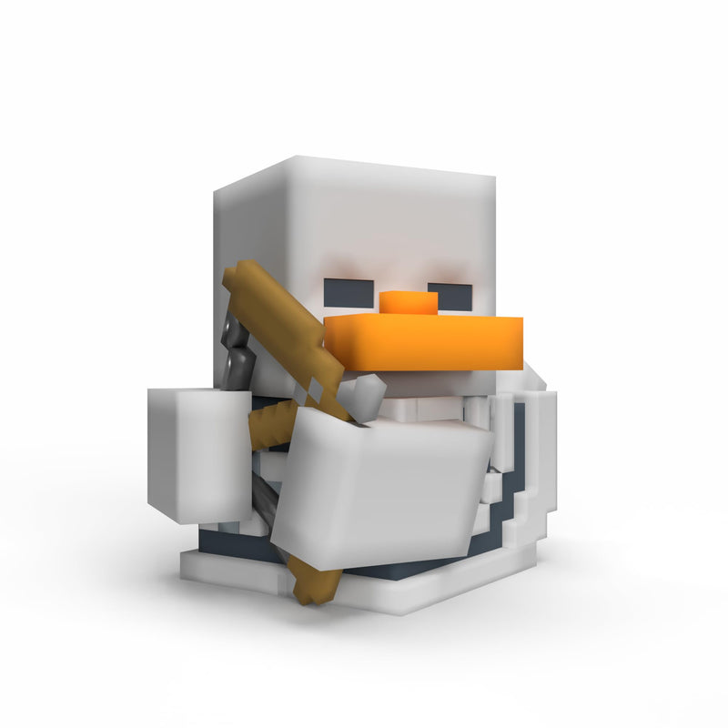 TUBBZ Boxed Edition: Minecraft - Skeleton Cosplaying Rubber Duck Vinyl Figure