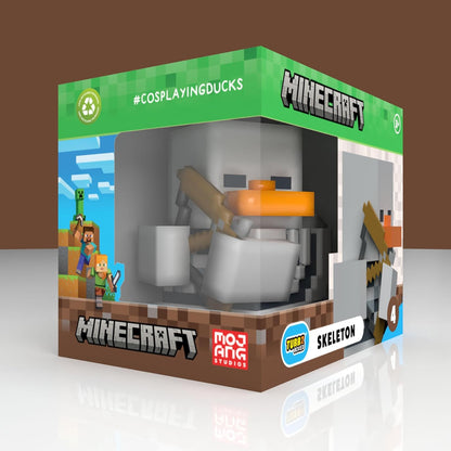 TUBBZ Boxed Edition: Minecraft - Skeleton Cosplaying Rubber Duck Vinyl Figure