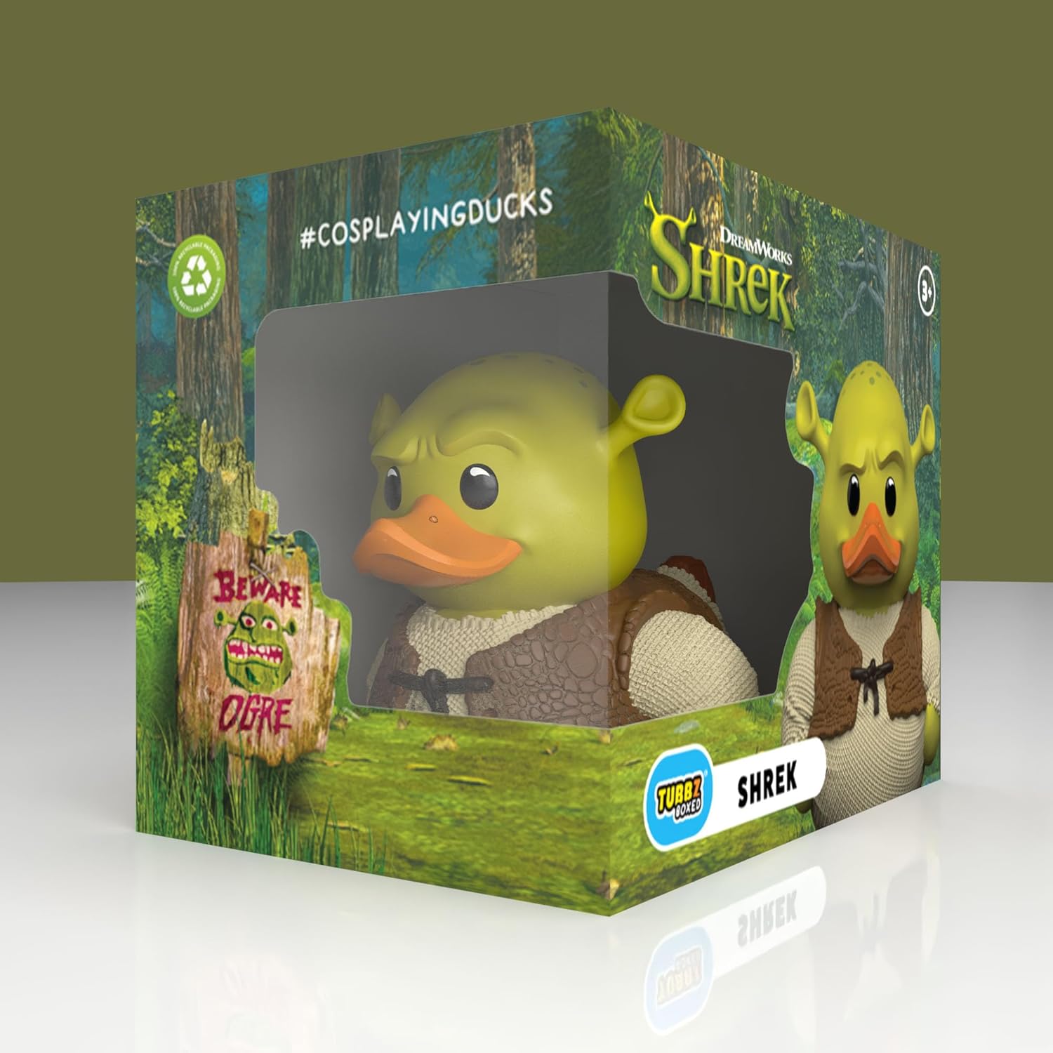 TUBBZ Boxed Edition: Shrek Cosplaying Rubber Duck Vinyl Figure