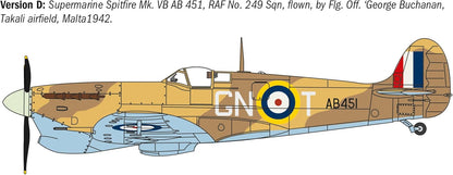 Italeri 1482 Spitfire Mk.V/Mk.IX Aces 1:48 Model Kit