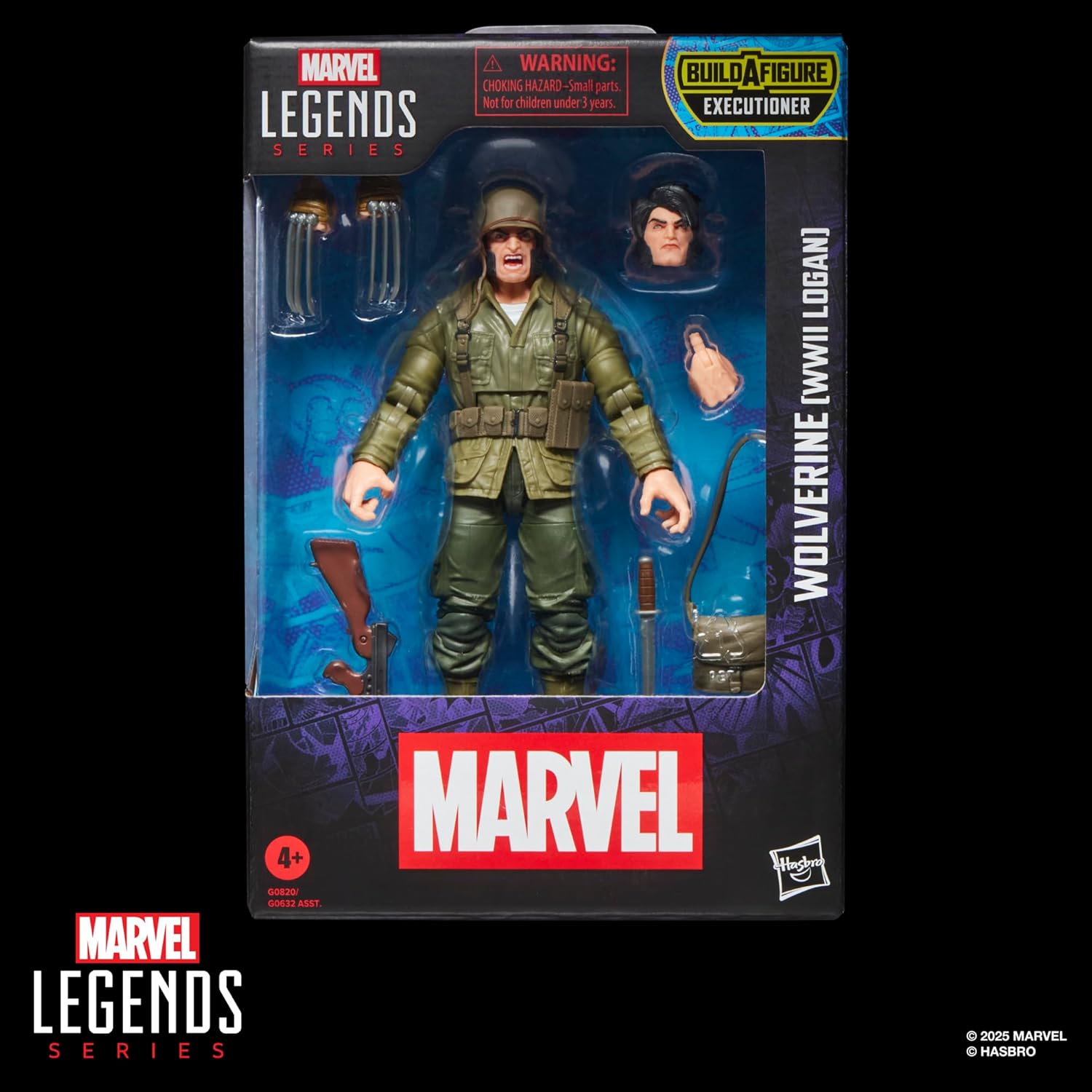 Marvel Legends Series Wolverine (WWII Logan) X-Men Comics Action Figure