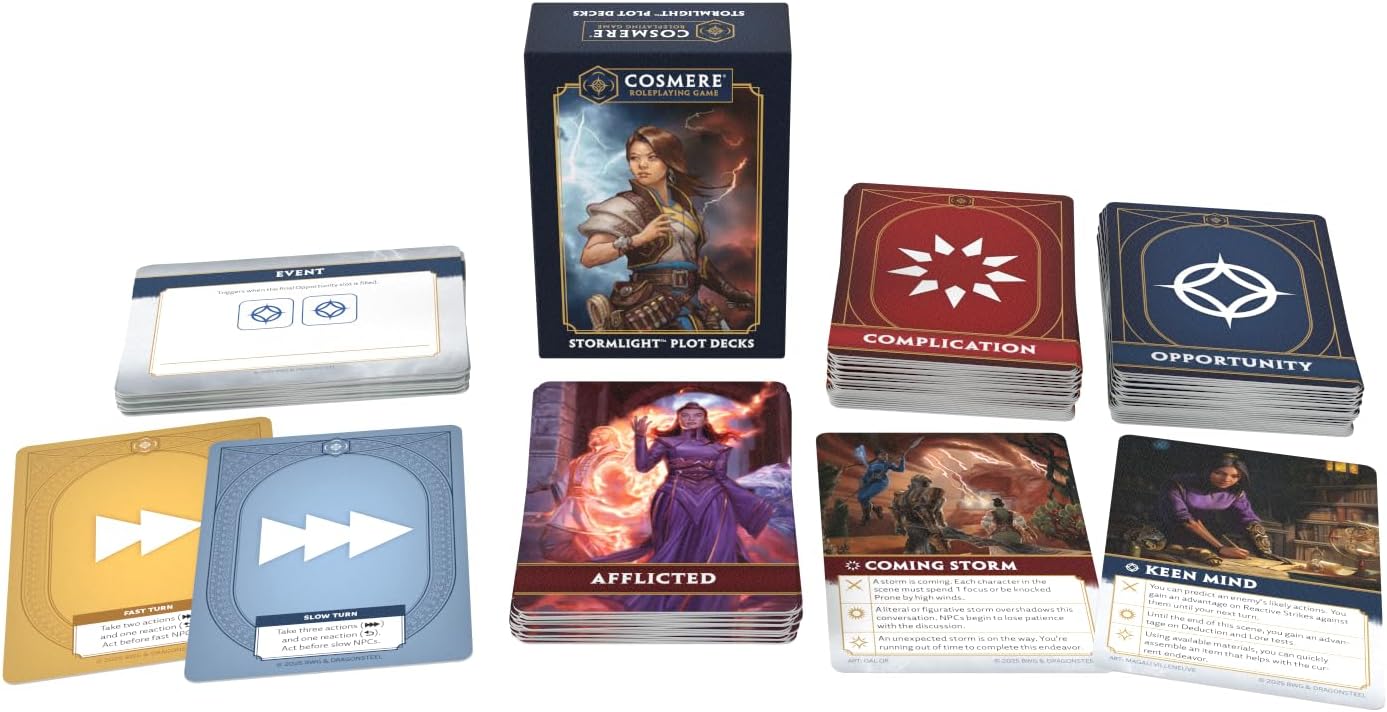 Stormlight Plot Deck - Cosmere RPG by Brotherwise Games | Ages 14+ | 3-7 Players