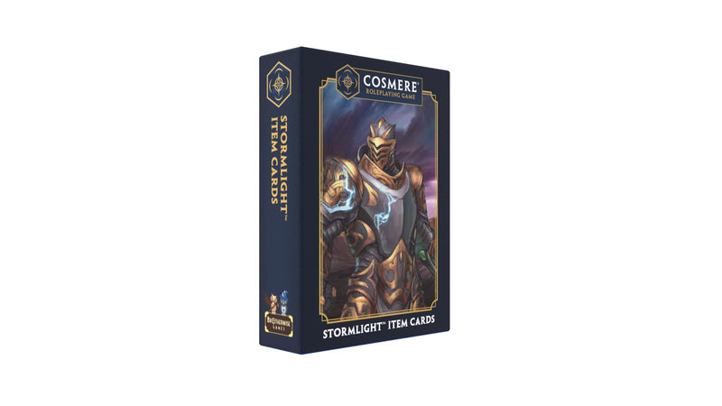 Stormlight Item Deck - Cosmere RPG by Brotherwise Games | 3-7 Players | 52 Item Cards & 9 Spren Cards | Ages 14+ |