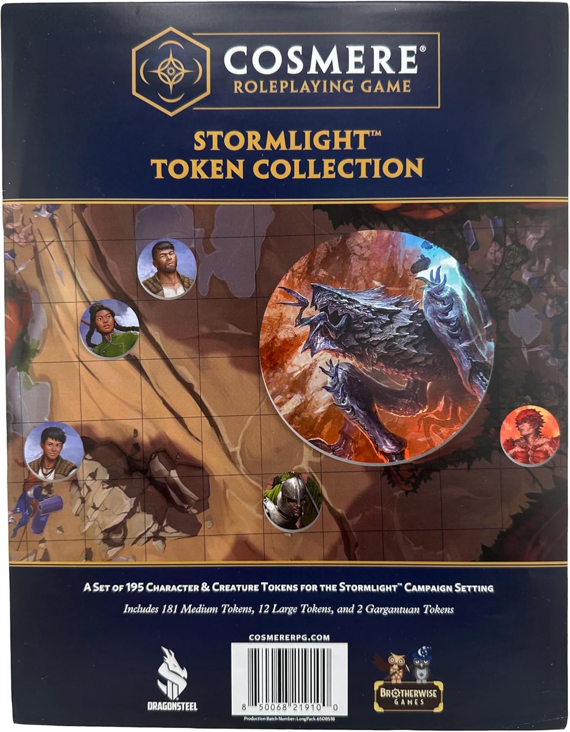 Stormlight Tokens Collection - Cosmere RPG by Brotherwise Games | Ages 14+ | 3-7 Players |