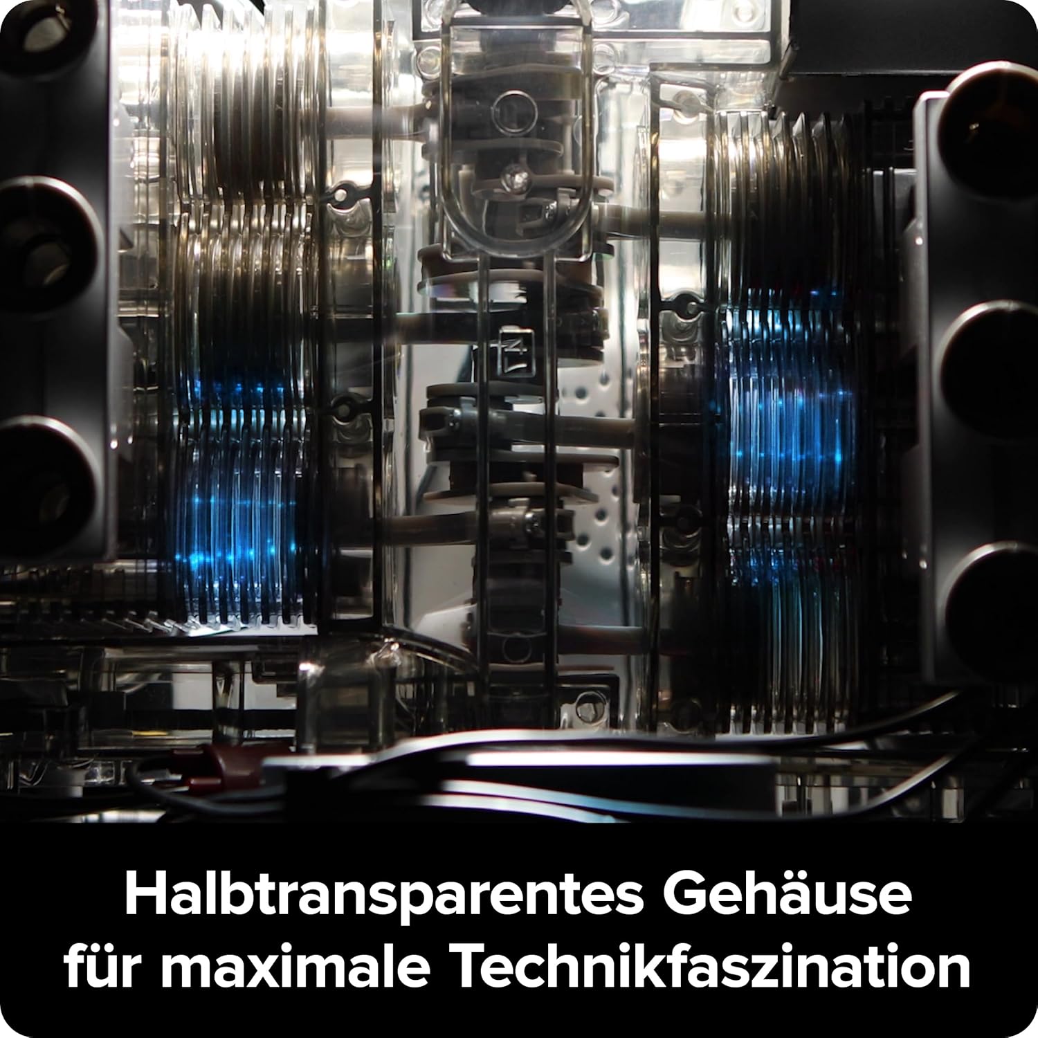 FRANZIS 67224 Porsche 911 Boxer Engine. 290 Piece Kit, Transparent Functional Model, Movable Crankshaft, Pistons and Valves, Includes Rich... Air-Cooled 6 Cylinder Engine Model