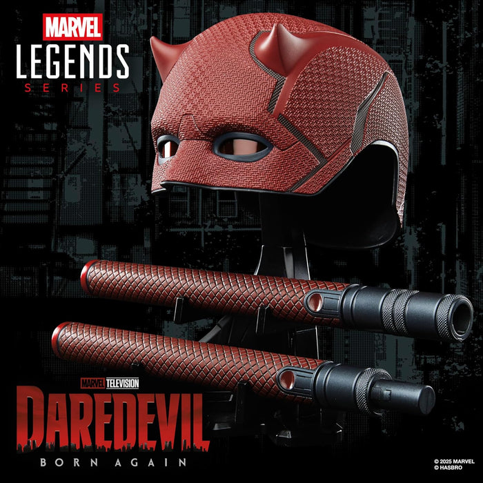 Marvel Legends Series Daredevil: Born Again Premium Roleplay Mask and Billy Club