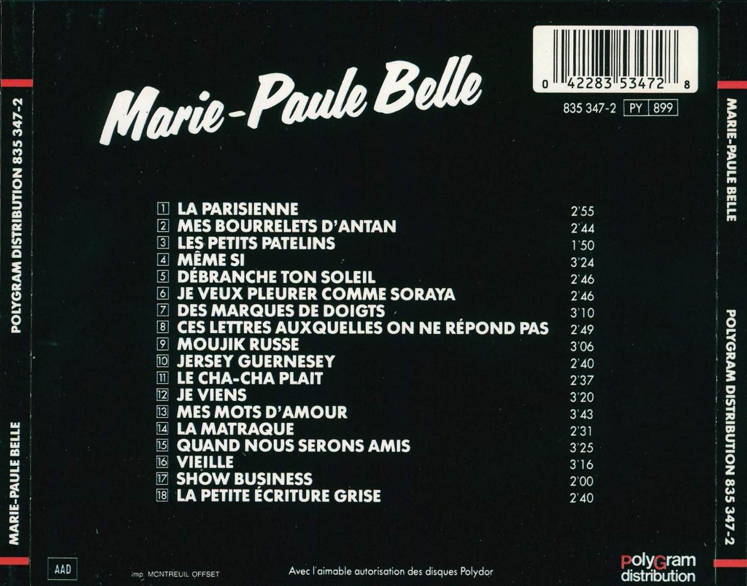Marie Paule Belle Master Serie