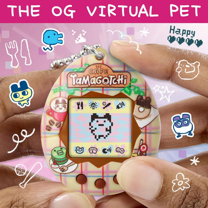 TAMAGOTCHI Bandai Original Tama Café Digital Pet | Nurture And Raise The Original Electronic Pet Japanese Kids Toys For Girls And Boys Make Great 90s Retro Gifts