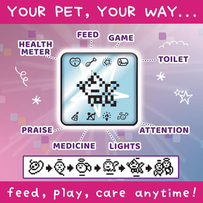 Bandai Tamagotchi Original Angel Tiara Digital Pet | Nurture And Raise The Original Electronic Pet | Japanese Kids Toys For Girls And Boys Make Great 90s Retro Gifts