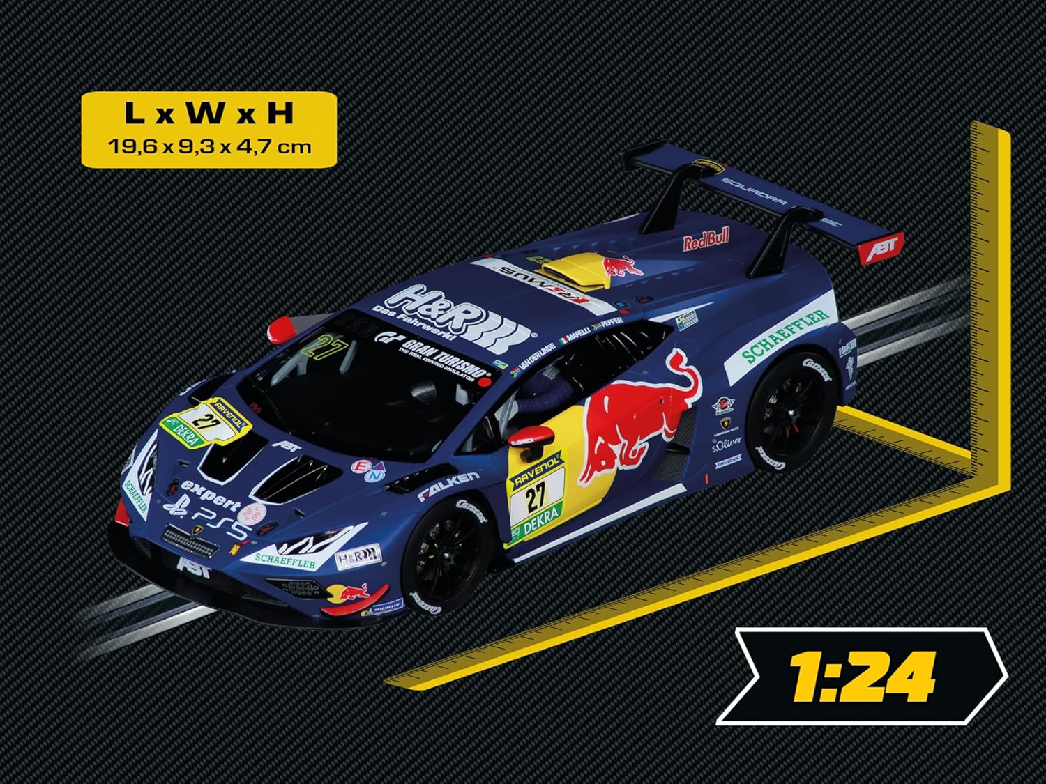 Carrera - Carrera Lamborghini Huracan GT3 Evo2 Abt-Sportsline No.27 - 1:24