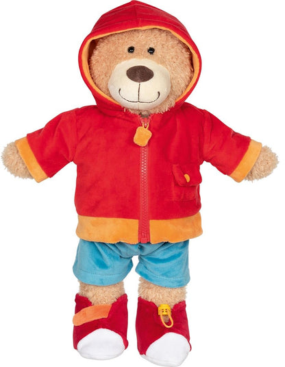 Goki - Goki Teddy Brommel Leren Aankleden Knuffel