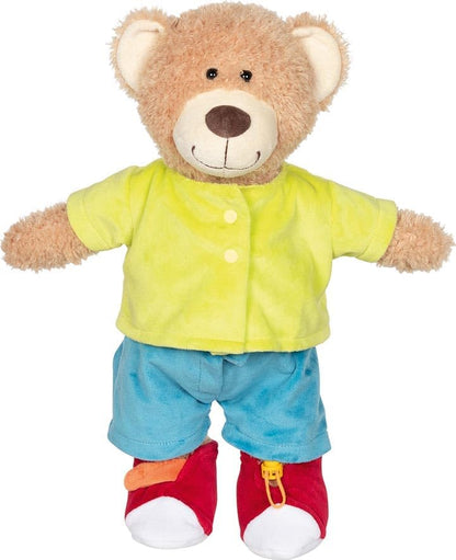 Goki - Goki Teddy Brommel Leren Aankleden Knuffel