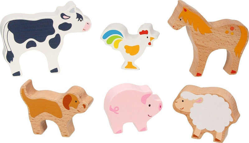 Goki - Goki Houten Boerderijdieren 6dlg.
