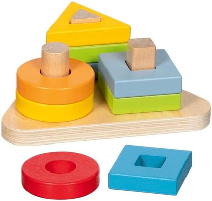 Goki - Goki Houten Driehoekig Sorteerspel
