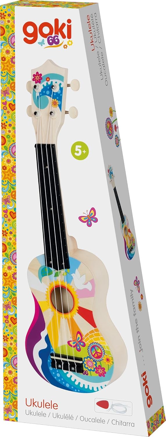 Goki - Goki Houten Ukelele Flower Power