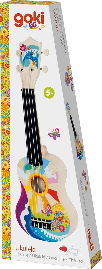 Goki - Goki Houten Ukelele Flower Power