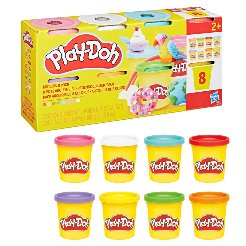 Hasbro Play-Doh: Doh & More - Rainbow 8 Pack (G0691)