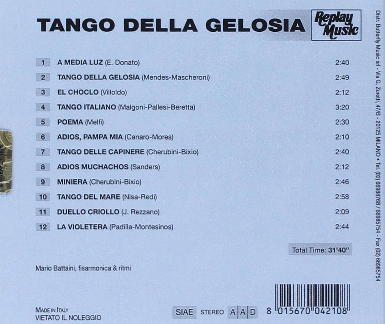Tango Della Gelosia