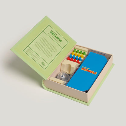 Trouble Vintage Bookshelf Edition Board Game, Ages 5+, 2-4 Players