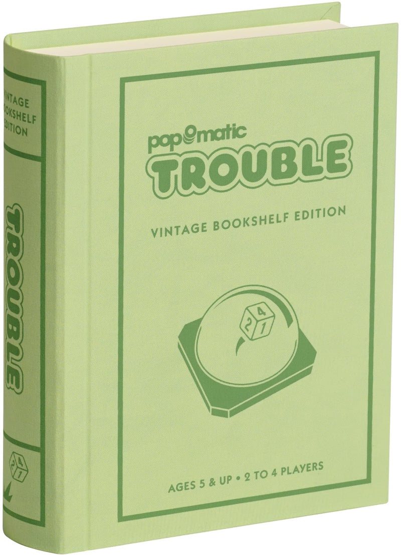 Trouble Vintage Bookshelf Edition Board Game, Ages 5+, 2-4 Players