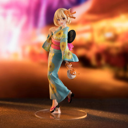 Lycoris Recoil Luminasta Pvc Statue Chisato Nishikigi Festival In Yukata 19 Cm