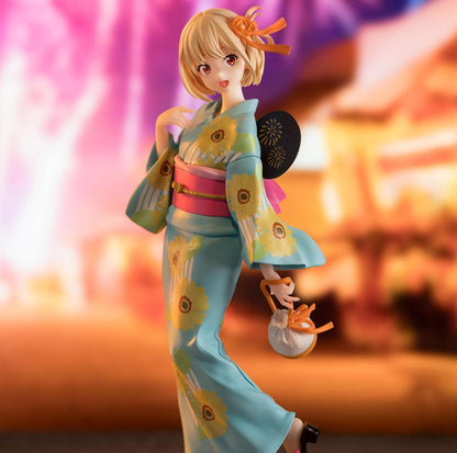 Lycoris Recoil Luminasta Pvc Statue Chisato Nishikigi Festival In Yukata 19 Cm