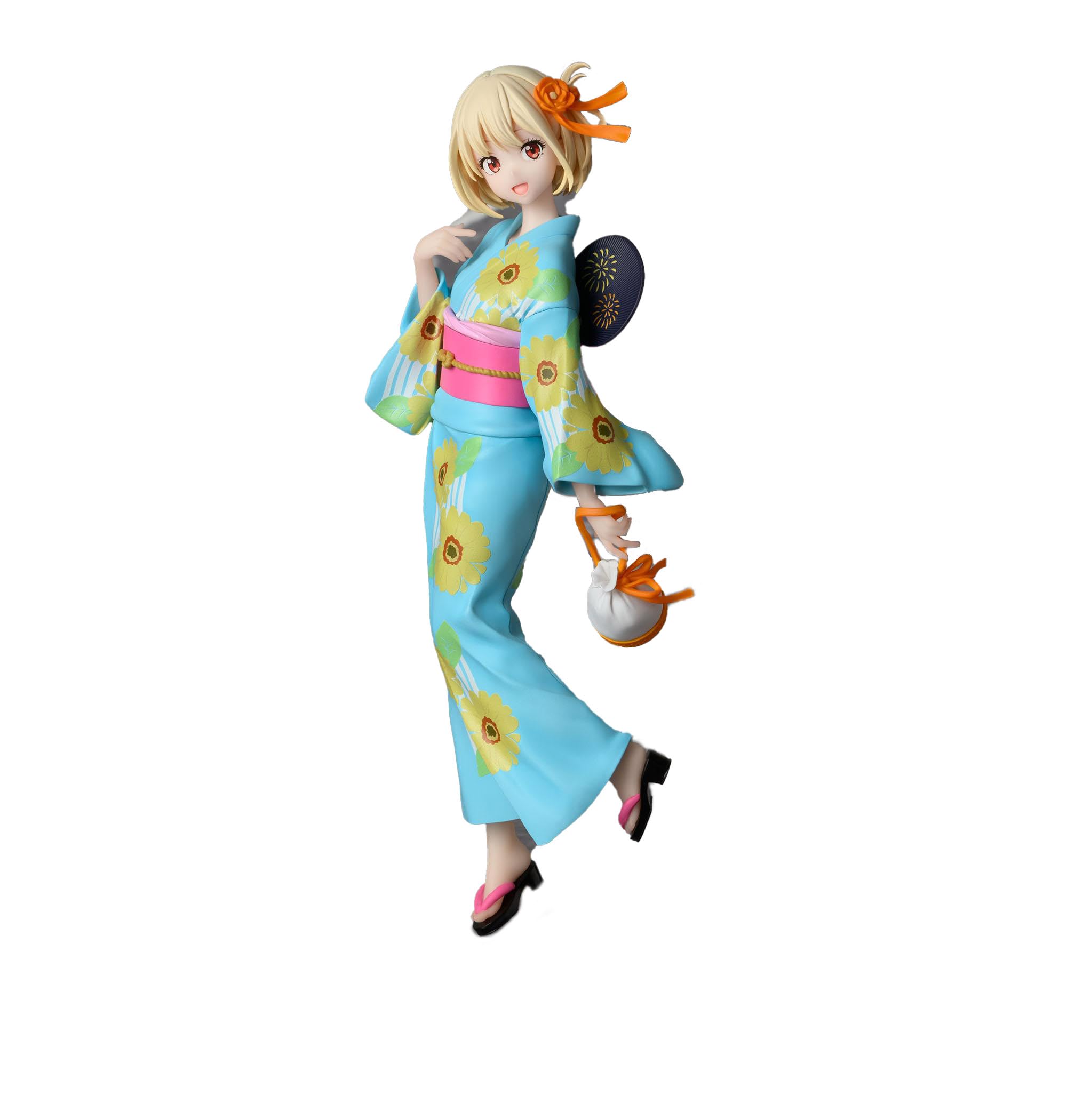 Lycoris Recoil Luminasta Pvc Statue Chisato Nishikigi Festival In Yukata 19 Cm
