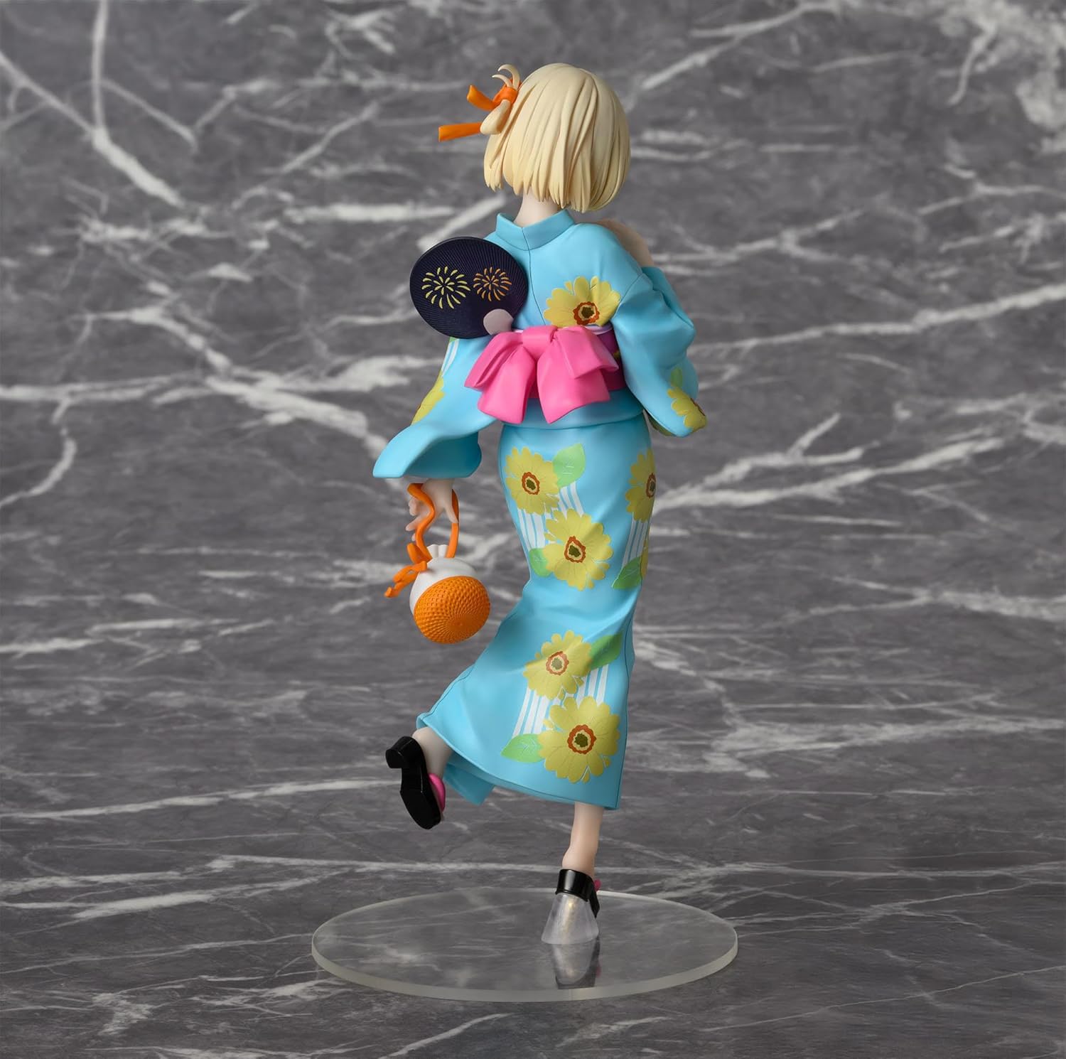 Lycoris Recoil Luminasta Pvc Statue Chisato Nishikigi Festival In Yukata 19 Cm